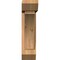 Ekena Millwork Thorton Slat Smooth Bracket w/ Offset Brace, Western Red Cedar, 5 1/2"W x 18"D x 22"H BKT0604X18X22THR06SWR - alternate 4